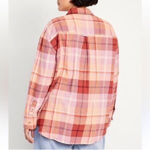 🆕 Old Navy Flannel Boyfriend Button-Down Shirt